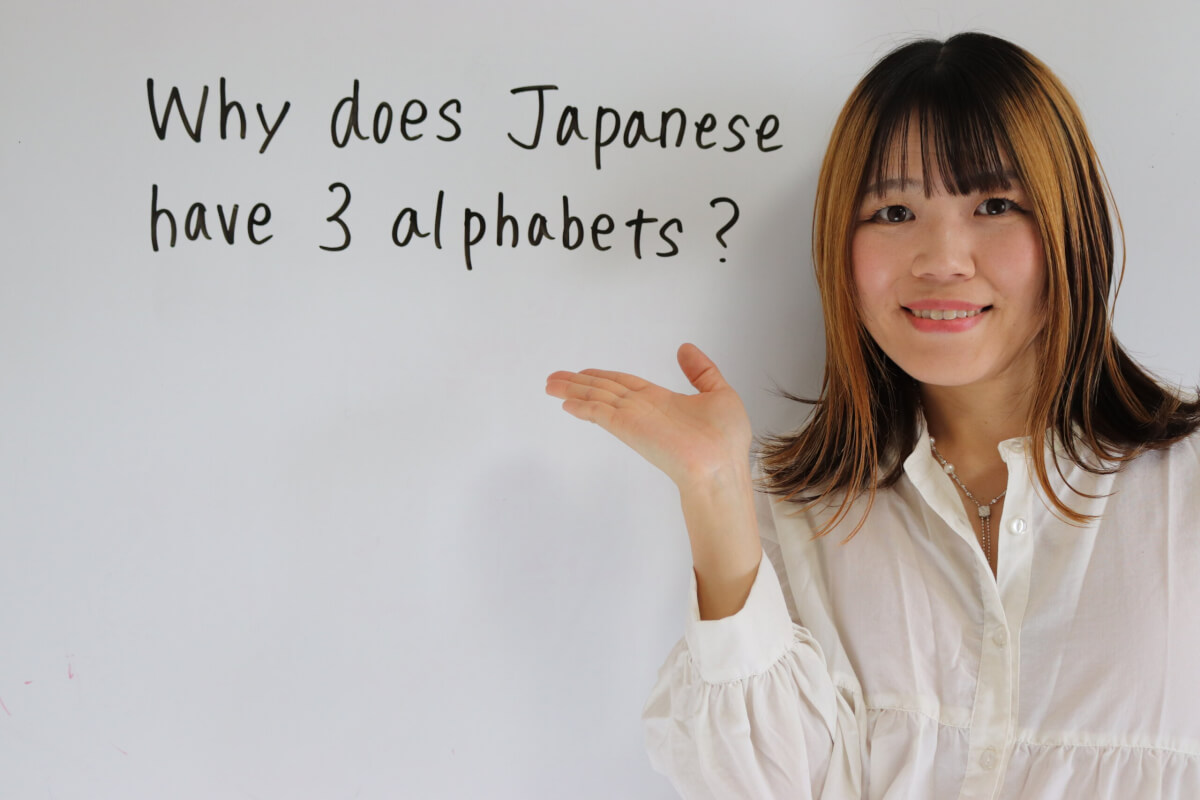 Why does Japanese have 3 alphabets?
